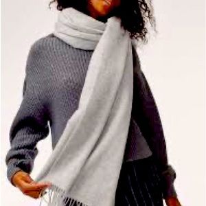 2 Aritzia Wilfred Classic Wool Scarves